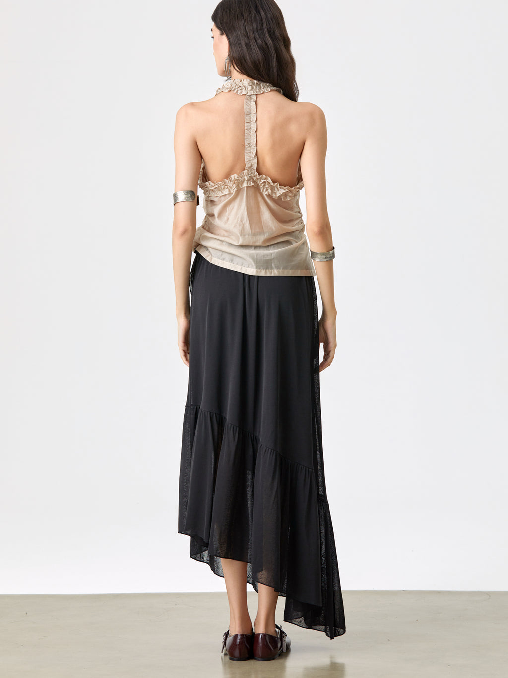 Chic Lace Backless Camisole – Perfect for Vacations & Parties