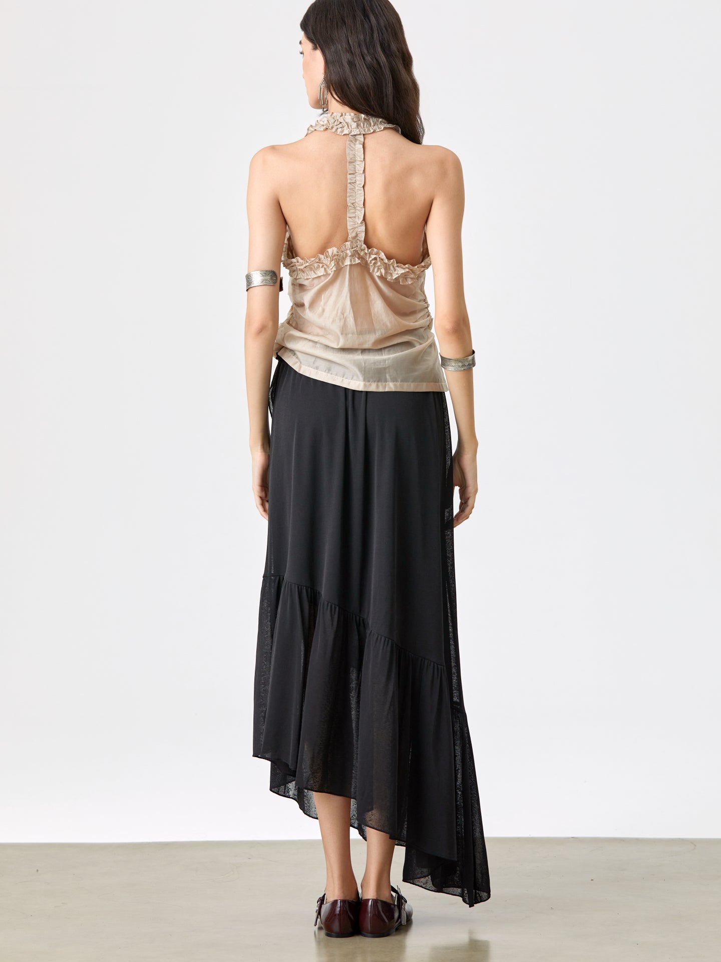 Chic Lace Backless Camisole – Perfect for Vacations & Parties