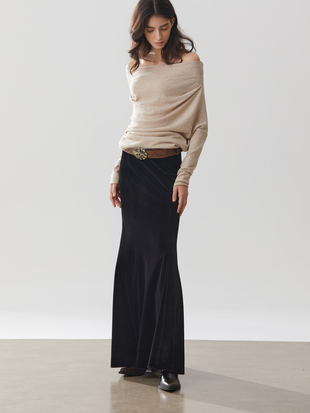 Elegant Velvet Mermaid Skirt – Perfect for Parties & Formal Occasions