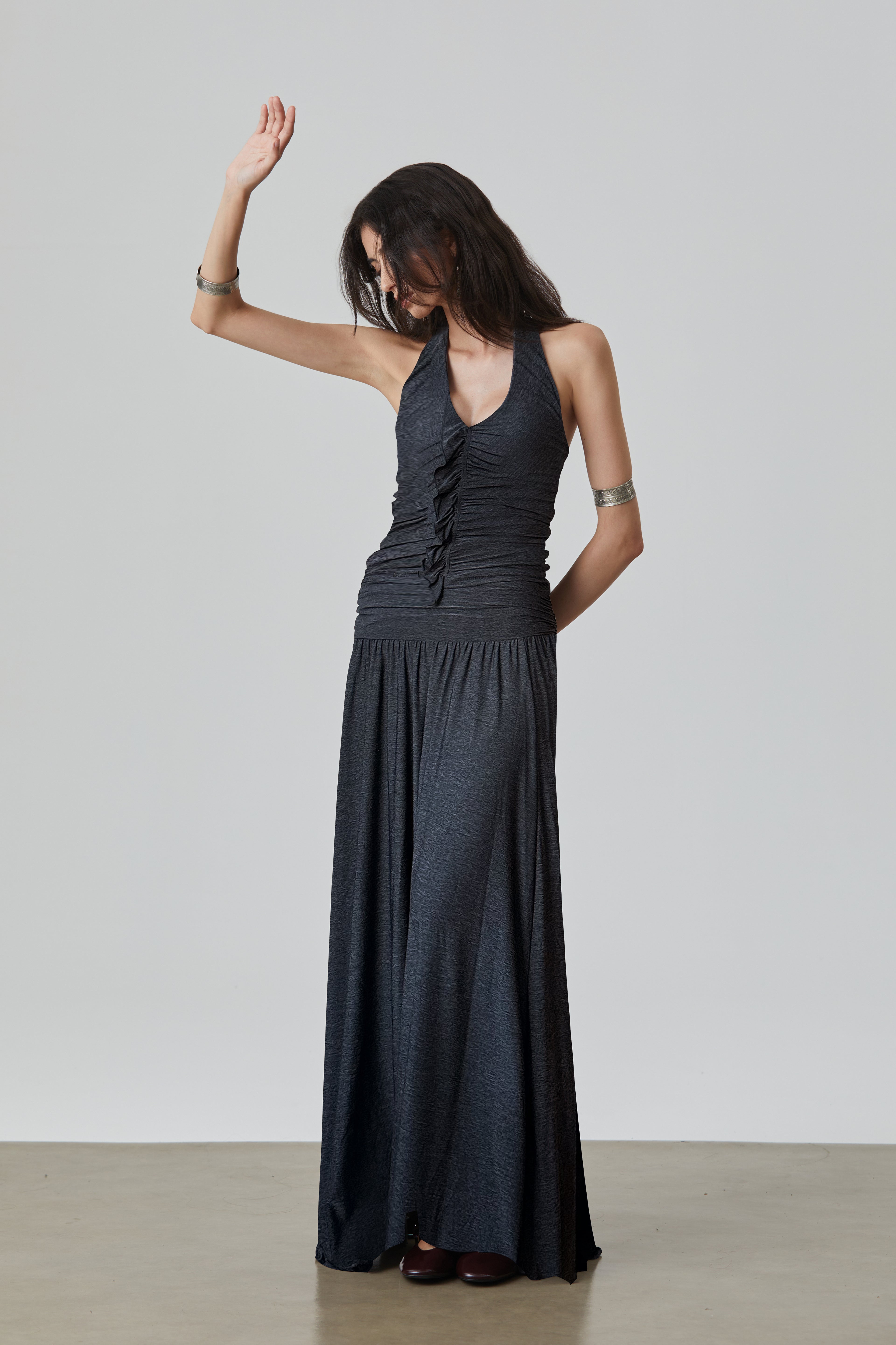 Chic Draped Pleated Skirt for Women – Perfect for Parties, Dancing & Daily Outfits