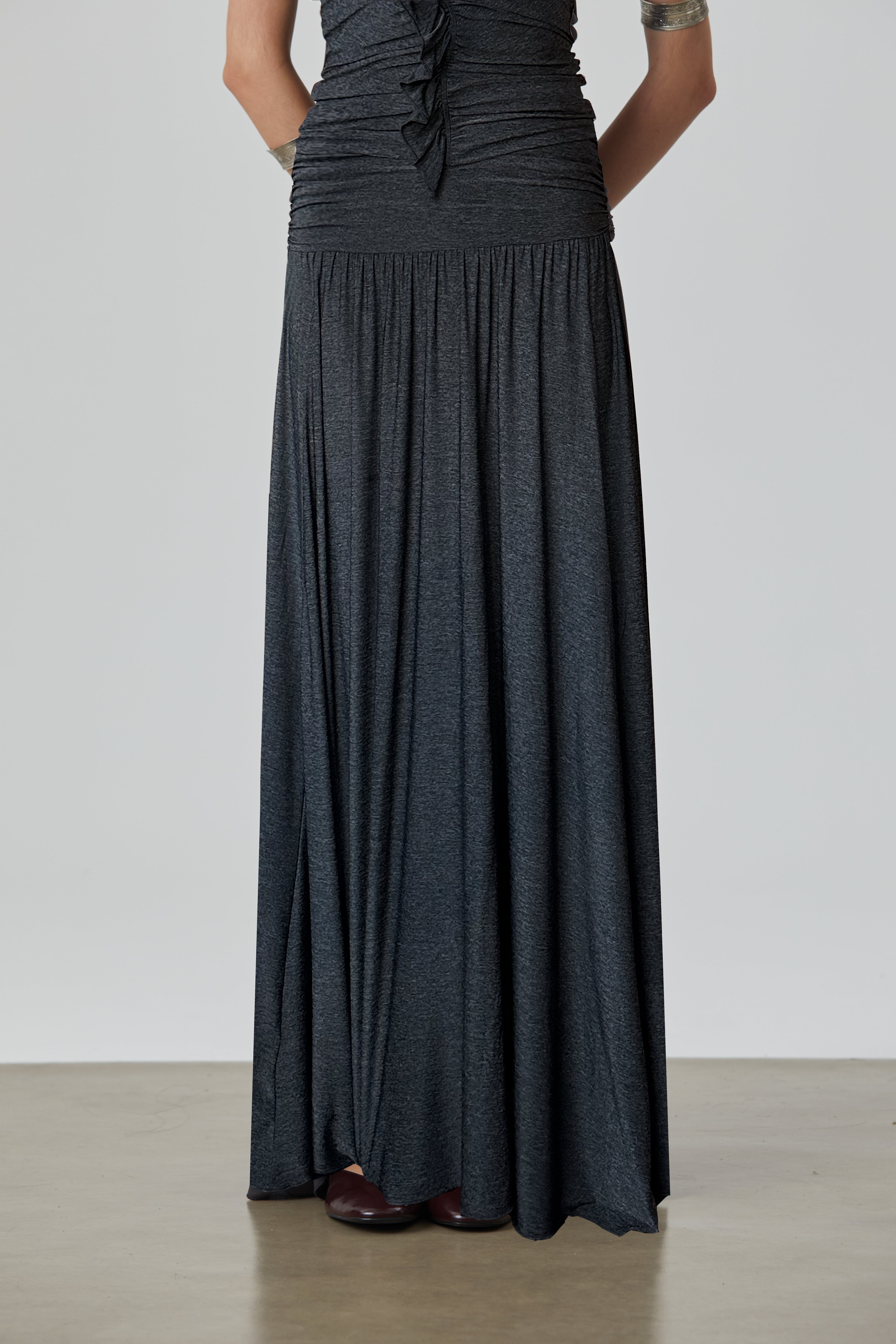 Chic Draped Pleated Skirt for Women – Perfect for Parties, Dancing & Daily Outfits